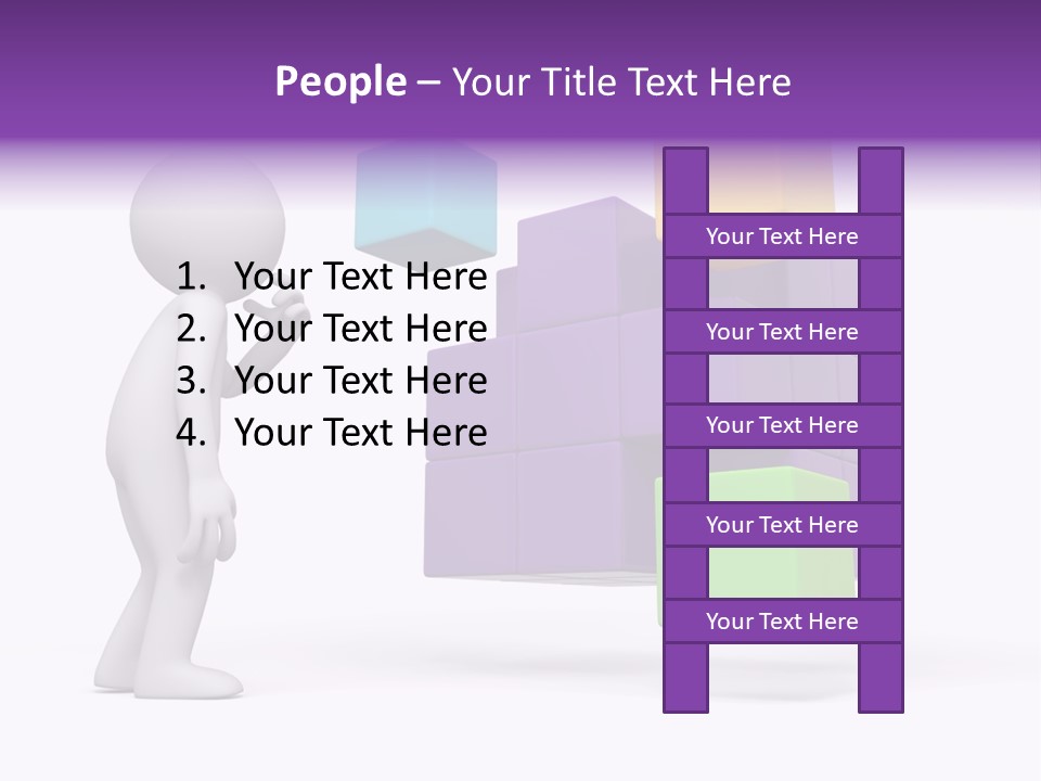 Achievement Merge Background PowerPoint Template