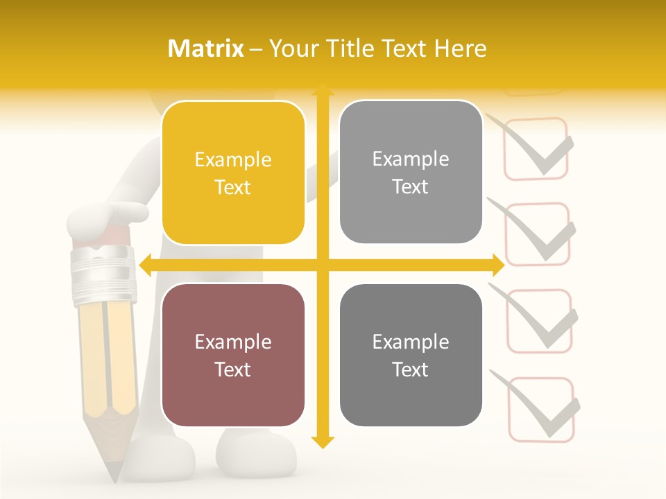 Paper Pencil Graphics PowerPoint Template