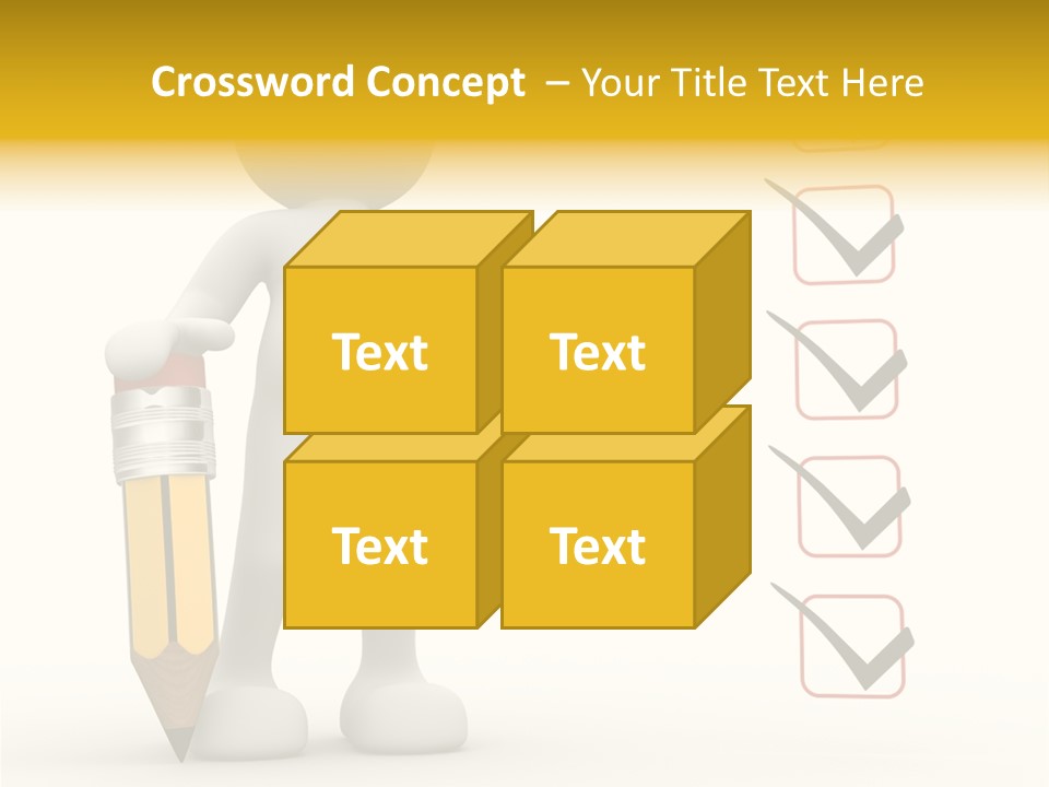 Paper Pencil Graphics PowerPoint Template