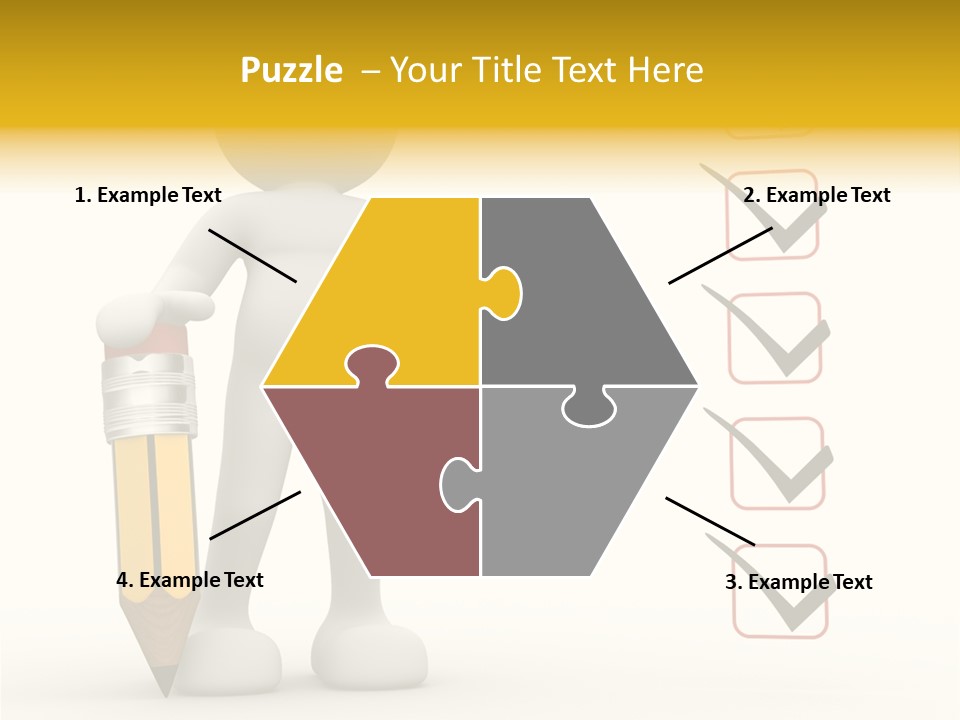 Paper Pencil Graphics PowerPoint Template