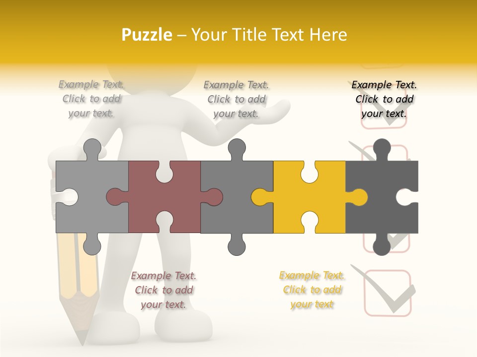 Paper Pencil Graphics PowerPoint Template