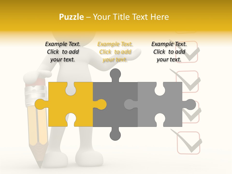 Paper Pencil Graphics PowerPoint Template