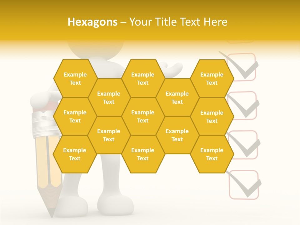 Paper Pencil Graphics PowerPoint Template