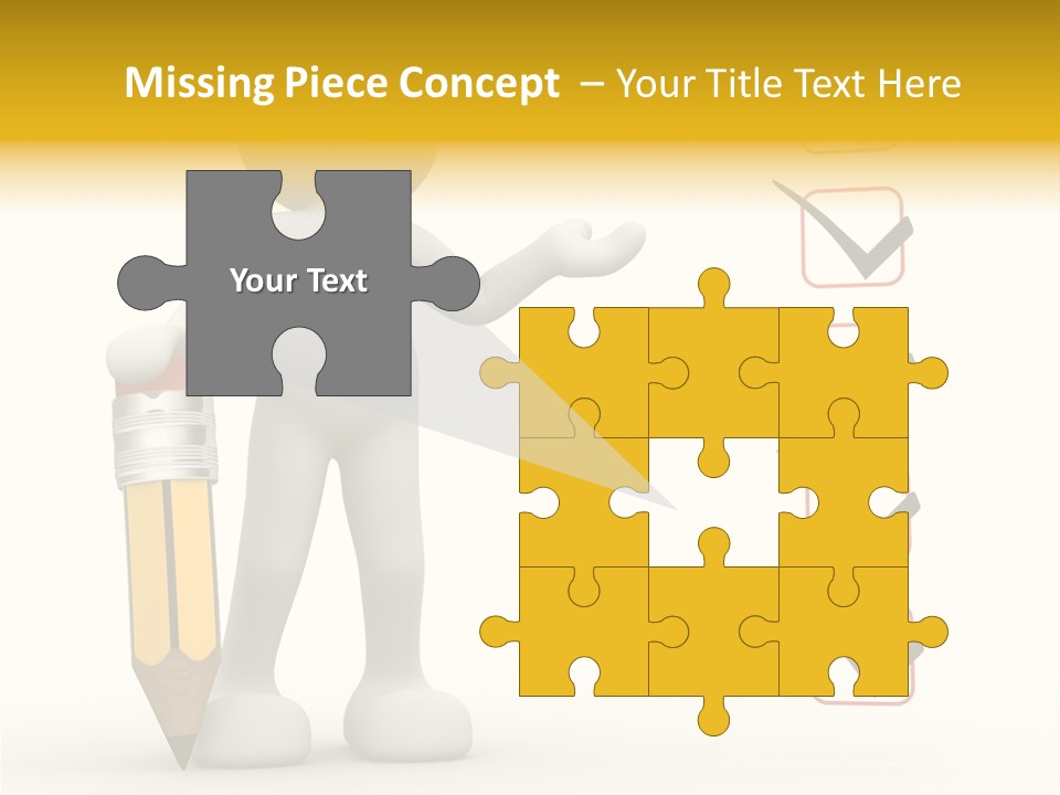 Paper Pencil Graphics PowerPoint Template