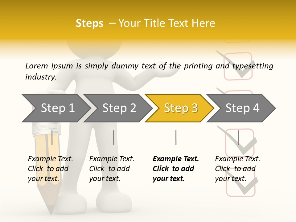 Paper Pencil Graphics PowerPoint Template