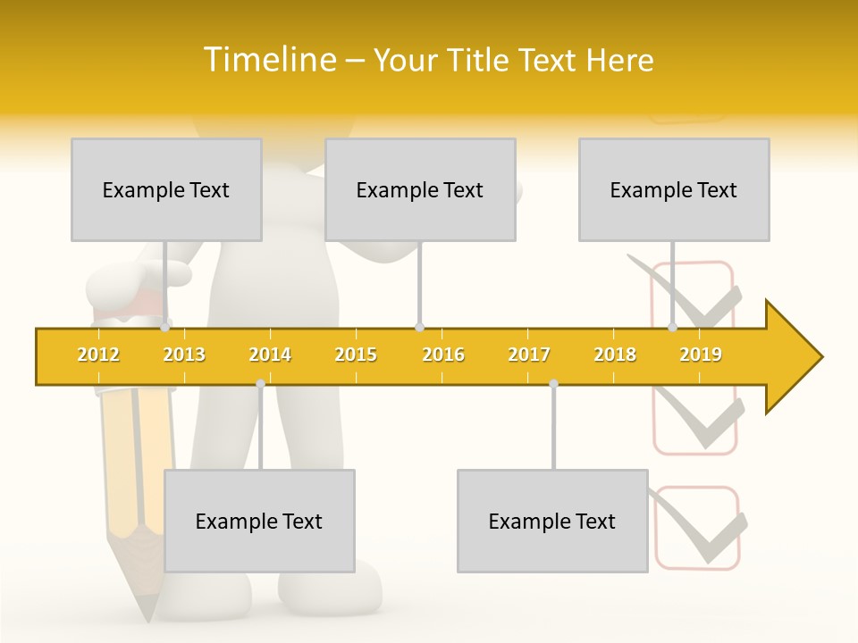 Paper Pencil Graphics PowerPoint Template