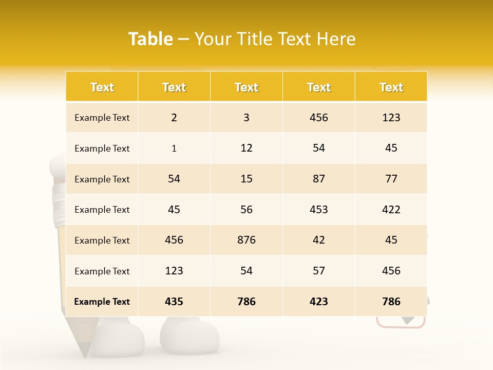 Paper Pencil Graphics PowerPoint Template