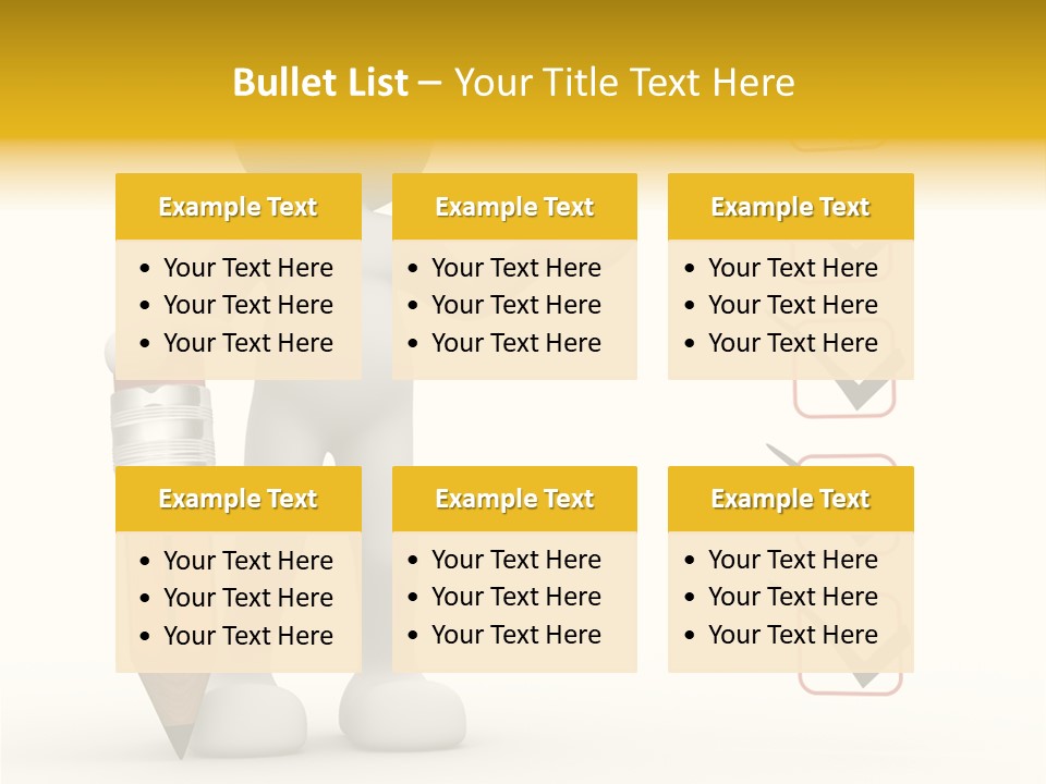 Paper Pencil Graphics PowerPoint Template