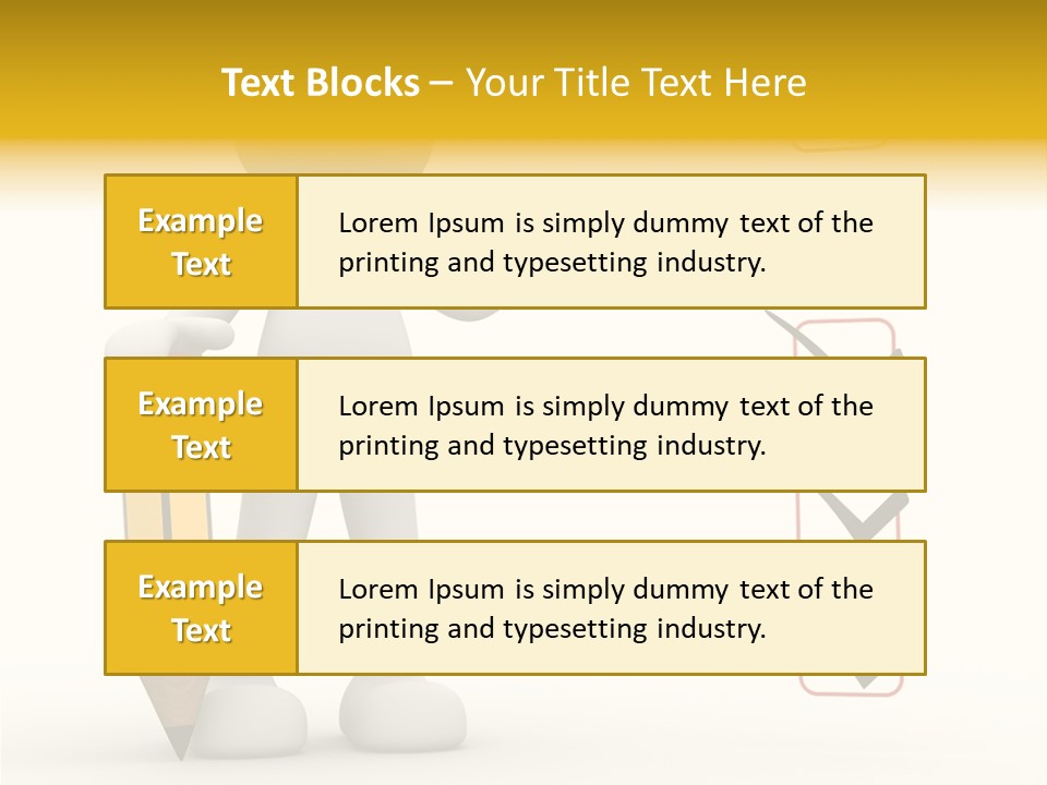 Paper Pencil Graphics PowerPoint Template