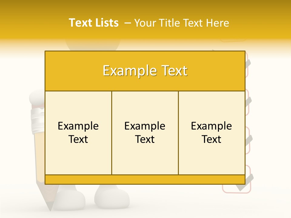 Paper Pencil Graphics PowerPoint Template