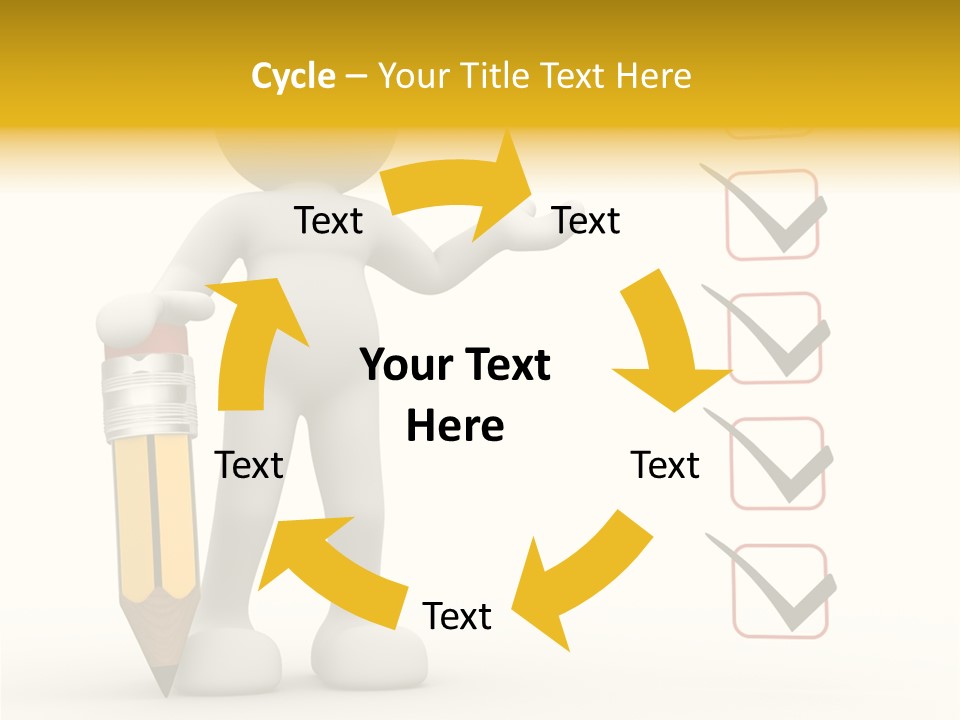 Paper Pencil Graphics PowerPoint Template