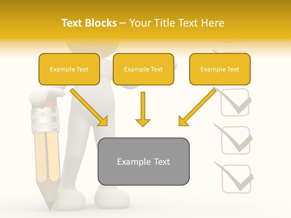 Paper Pencil Graphics PowerPoint Template