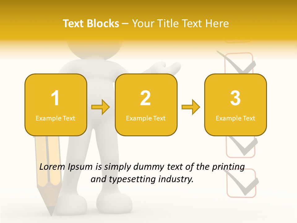 Paper Pencil Graphics PowerPoint Template
