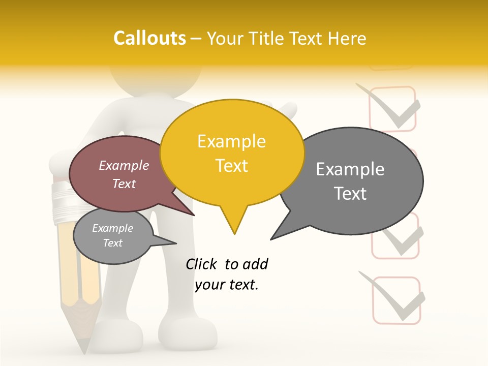Paper Pencil Graphics PowerPoint Template