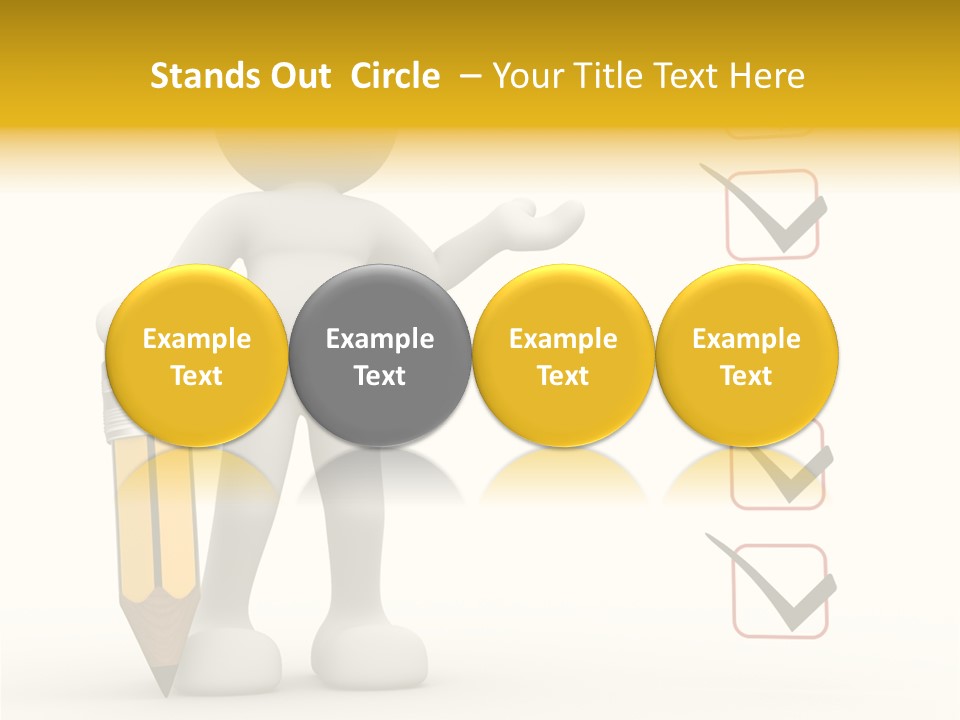 Paper Pencil Graphics PowerPoint Template