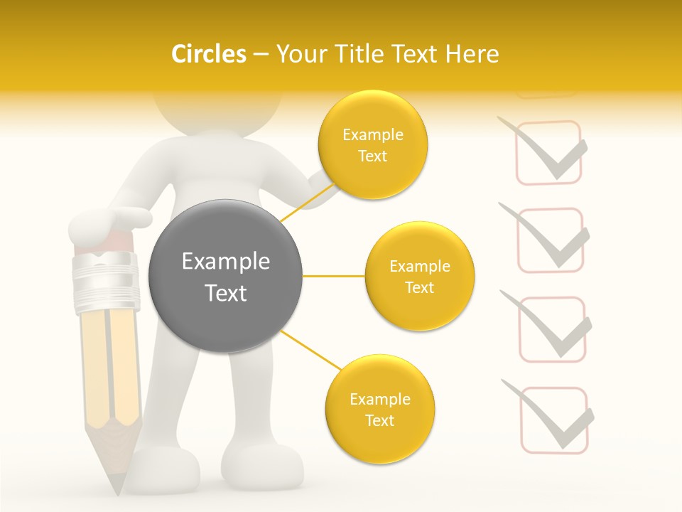 Paper Pencil Graphics PowerPoint Template