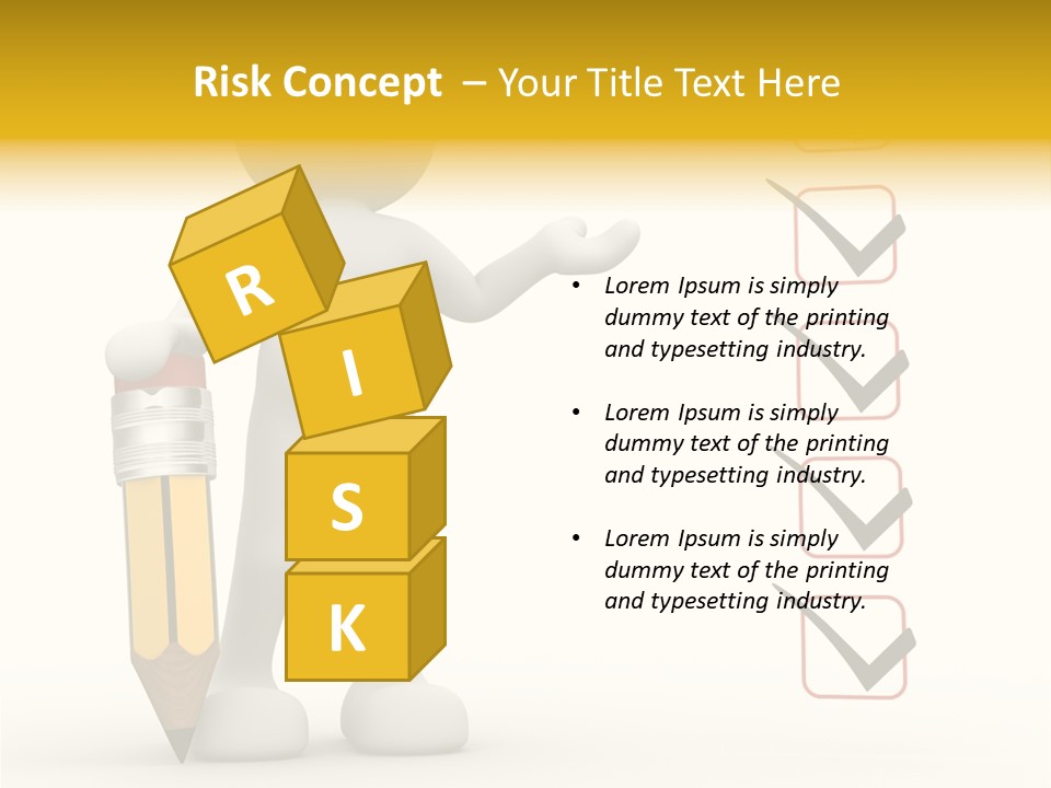 Paper Pencil Graphics PowerPoint Template