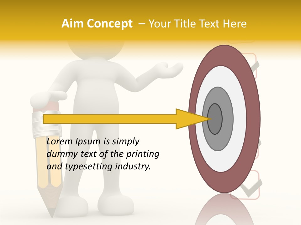 Paper Pencil Graphics PowerPoint Template