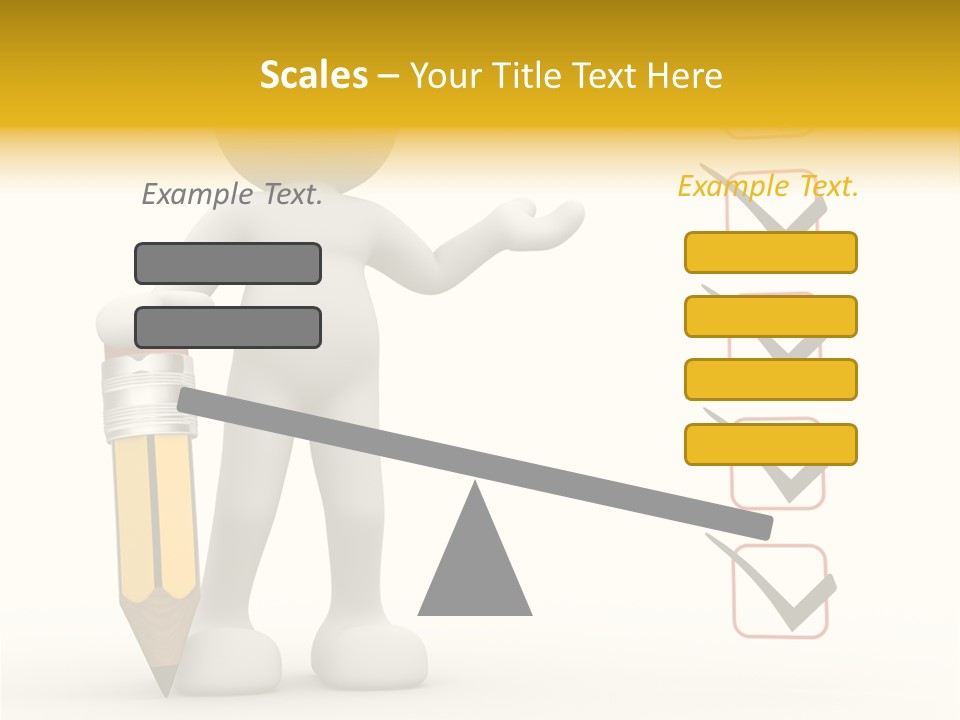 Paper Pencil Graphics PowerPoint Template