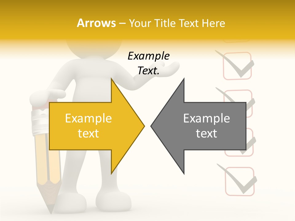 Paper Pencil Graphics PowerPoint Template