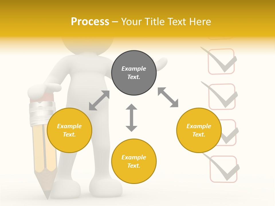 Paper Pencil Graphics PowerPoint Template