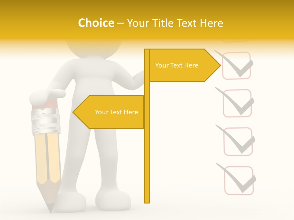 Paper Pencil Graphics PowerPoint Template