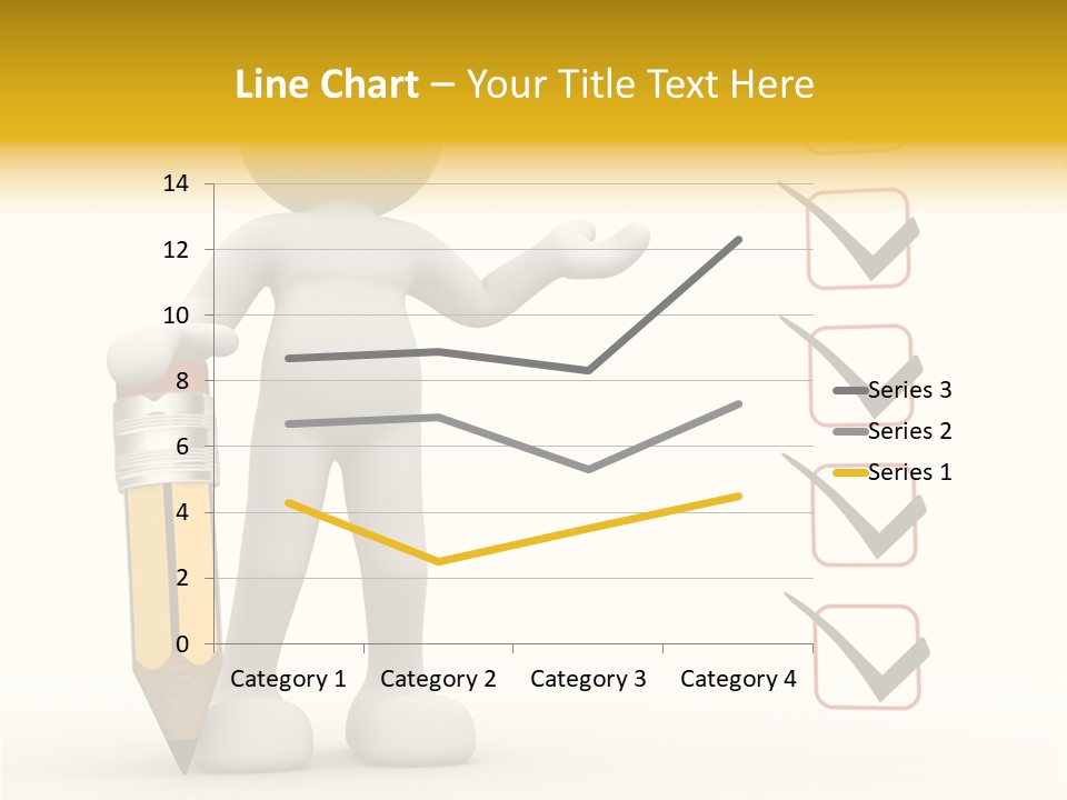 Paper Pencil Graphics PowerPoint Template