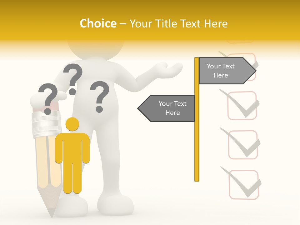 Paper Pencil Graphics PowerPoint Template