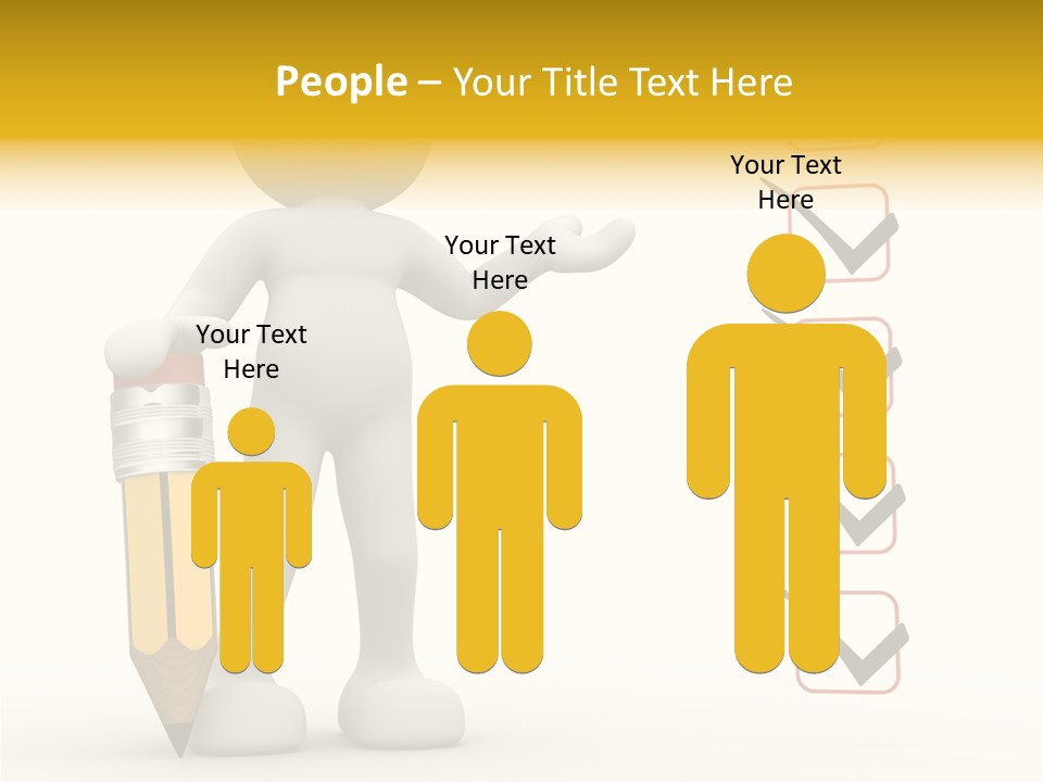 Paper Pencil Graphics PowerPoint Template