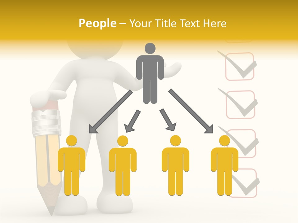 Paper Pencil Graphics PowerPoint Template