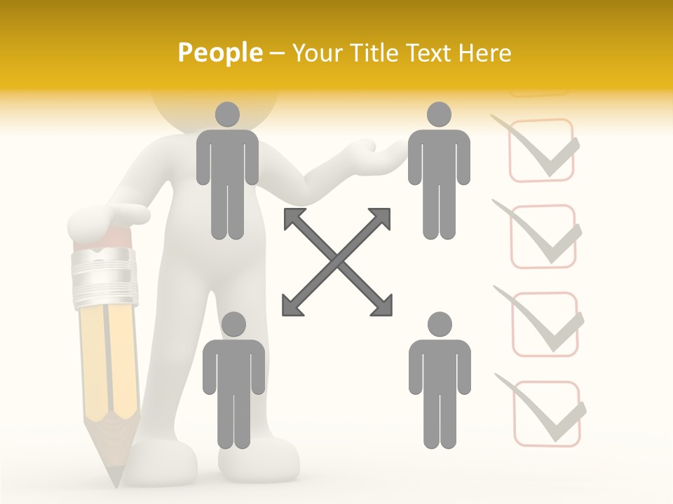 Paper Pencil Graphics PowerPoint Template