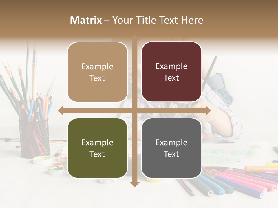 Leisure Create Preschooler PowerPoint Template