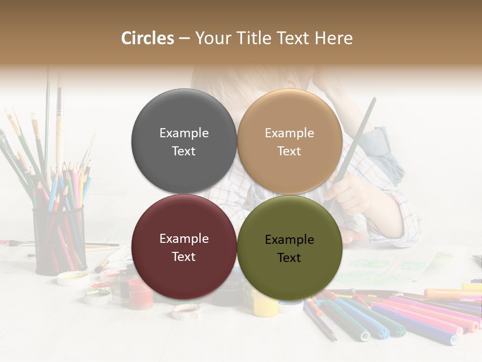 Leisure Create Preschooler PowerPoint Template