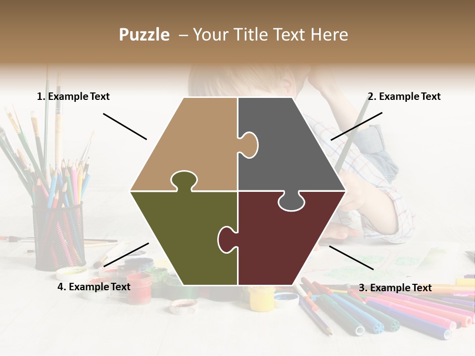 Leisure Create Preschooler PowerPoint Template