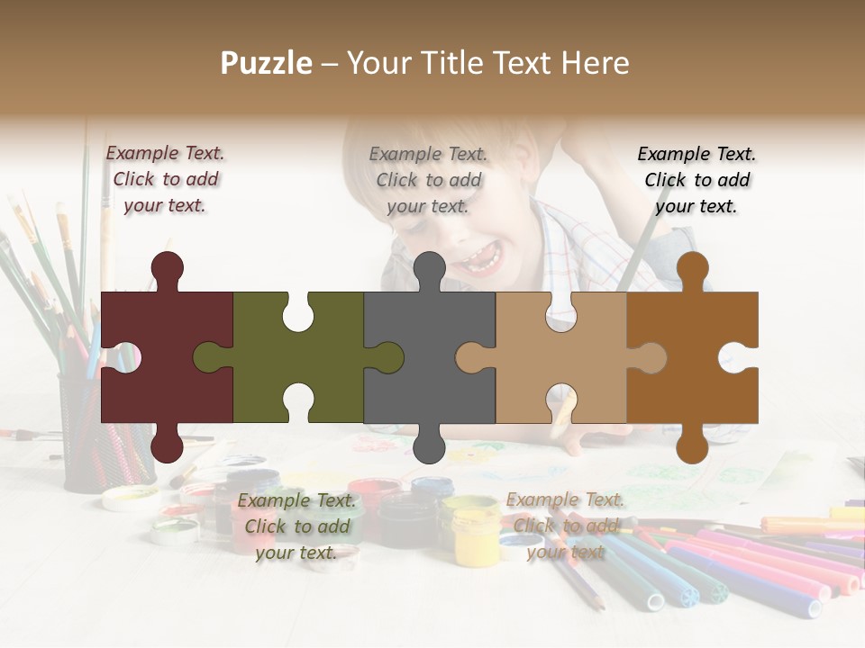 Leisure Create Preschooler PowerPoint Template