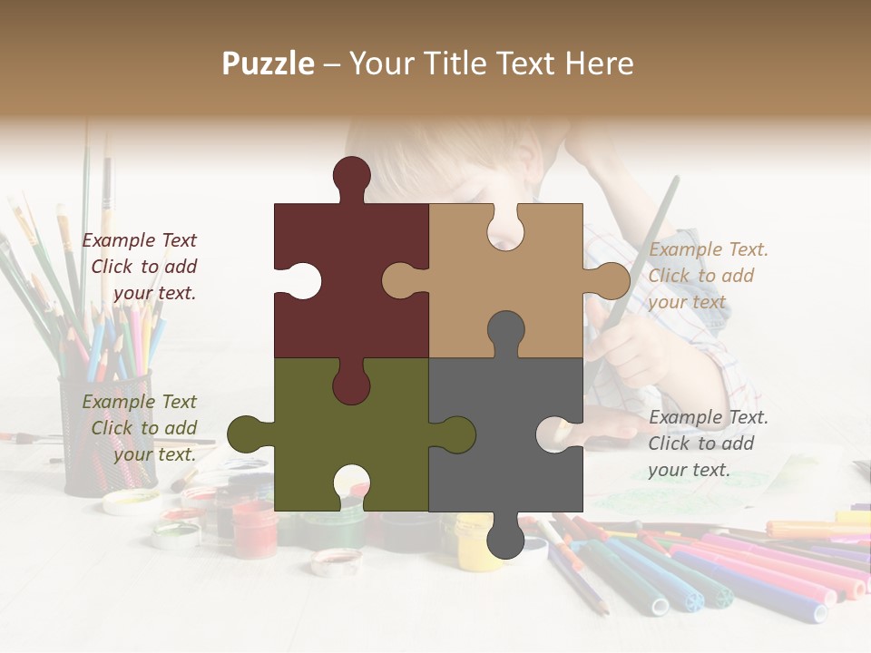 Leisure Create Preschooler PowerPoint Template