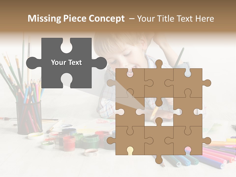 Leisure Create Preschooler PowerPoint Template