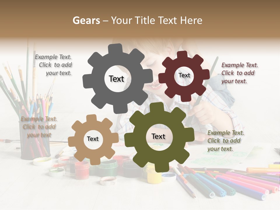 Leisure Create Preschooler PowerPoint Template