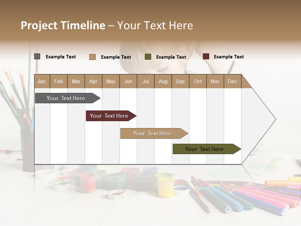 Leisure Create Preschooler PowerPoint Template