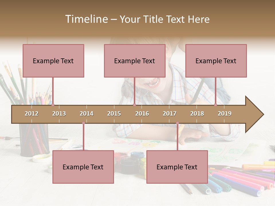 Leisure Create Preschooler PowerPoint Template