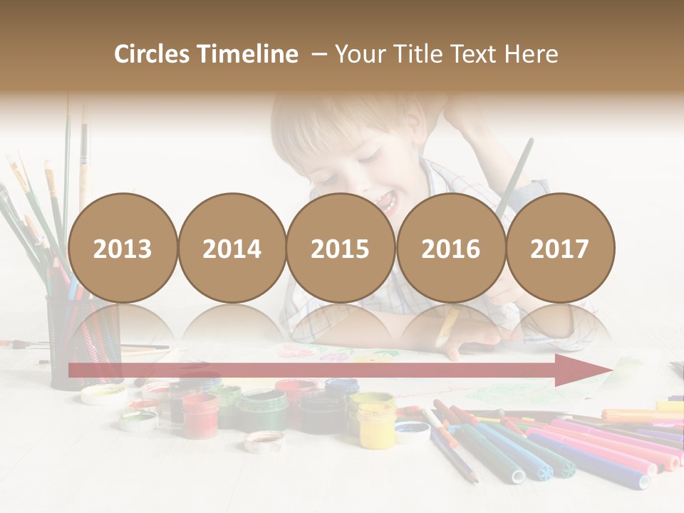 Leisure Create Preschooler PowerPoint Template