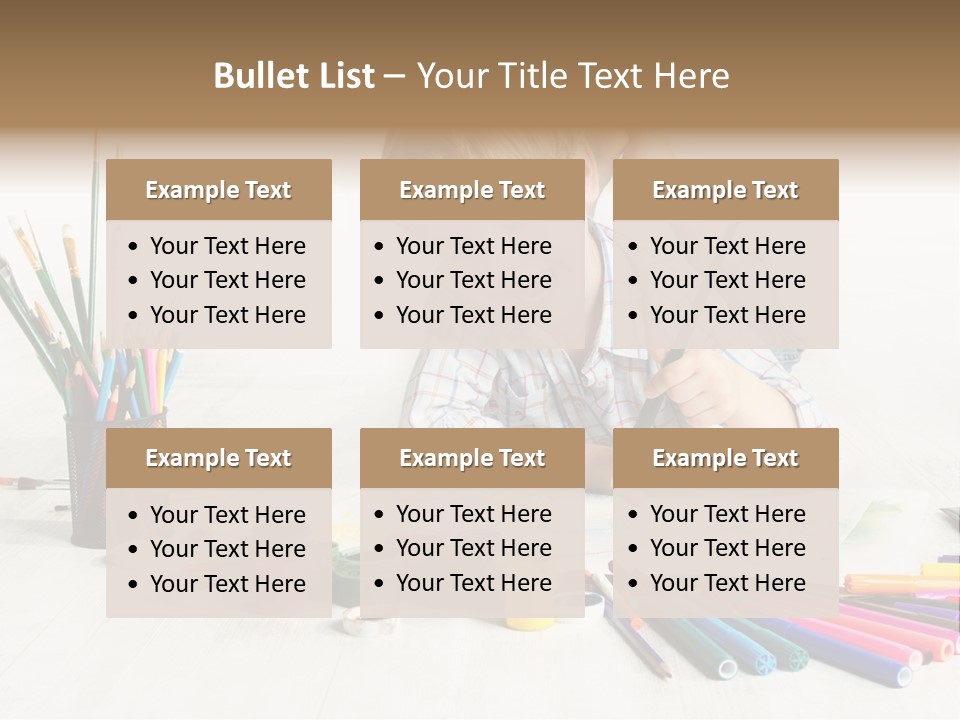 Leisure Create Preschooler PowerPoint Template