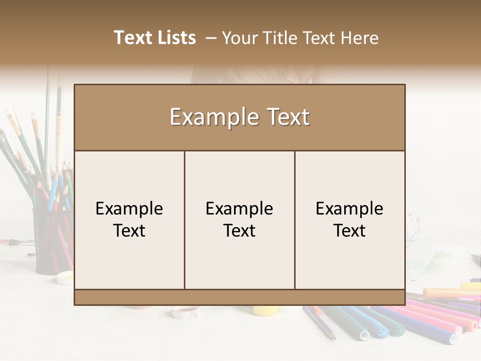 Leisure Create Preschooler PowerPoint Template