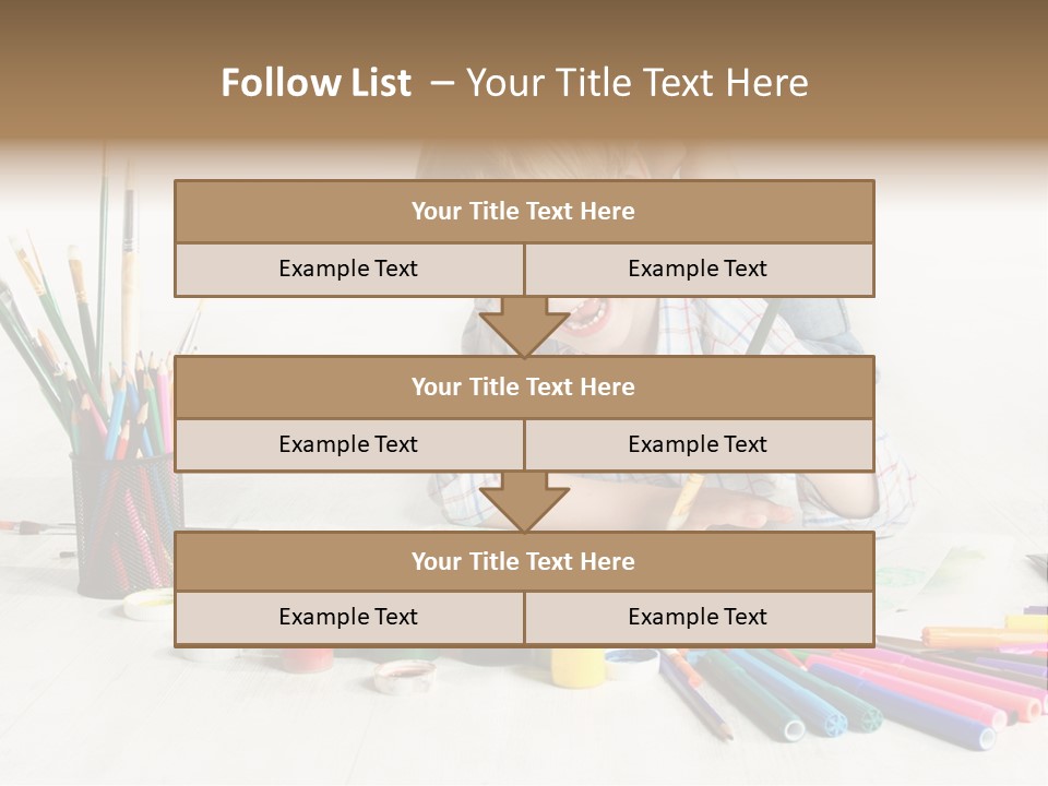 Leisure Create Preschooler PowerPoint Template
