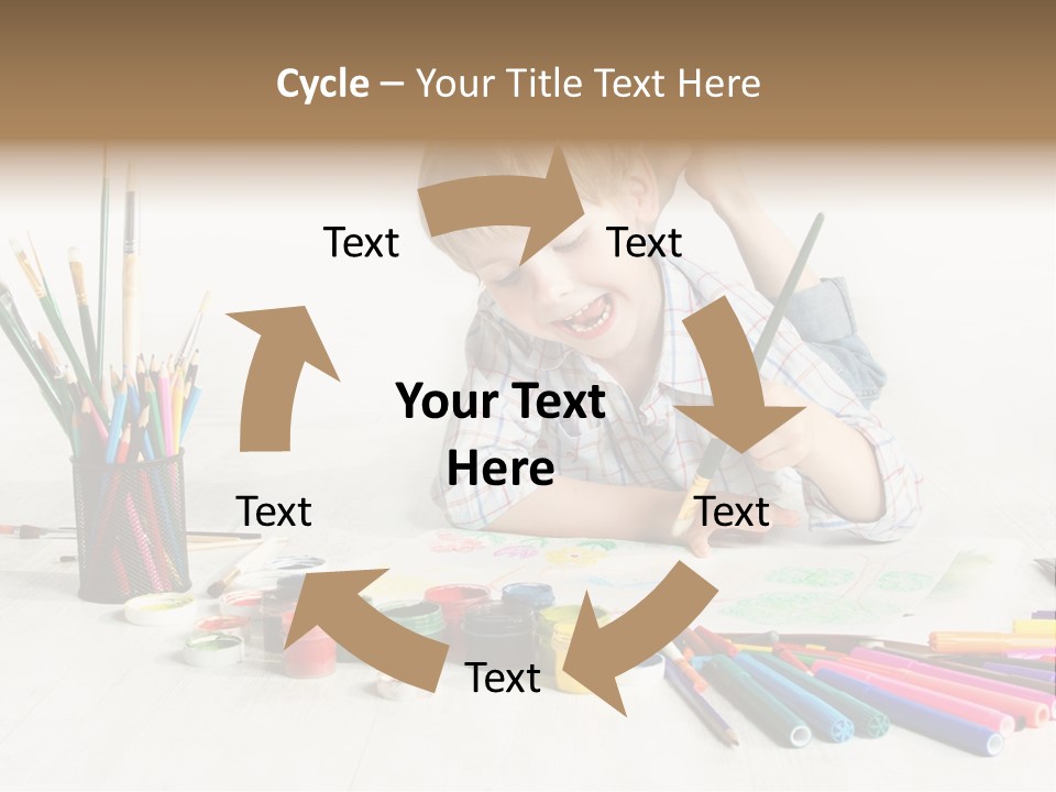 Leisure Create Preschooler PowerPoint Template