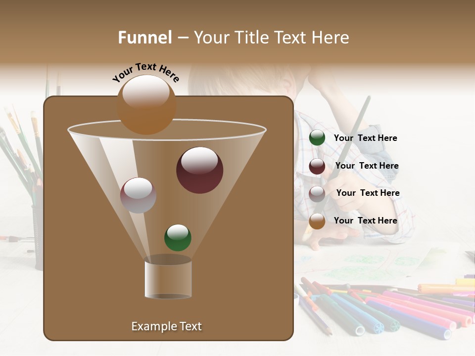 Leisure Create Preschooler PowerPoint Template