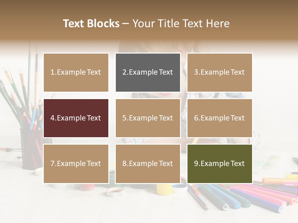 Leisure Create Preschooler PowerPoint Template