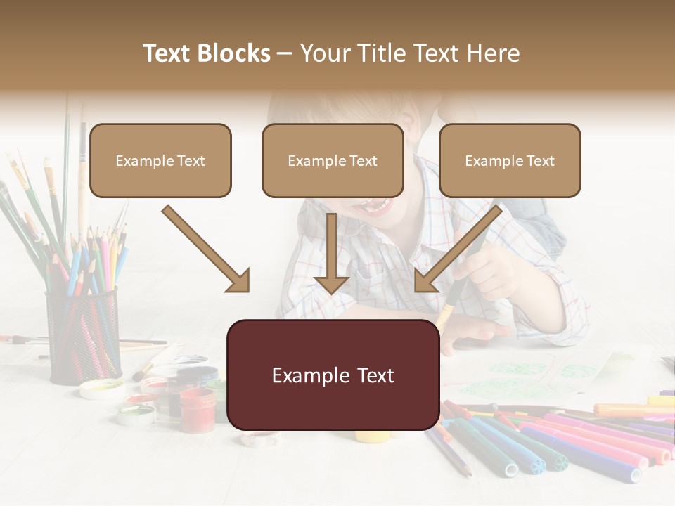 Leisure Create Preschooler PowerPoint Template