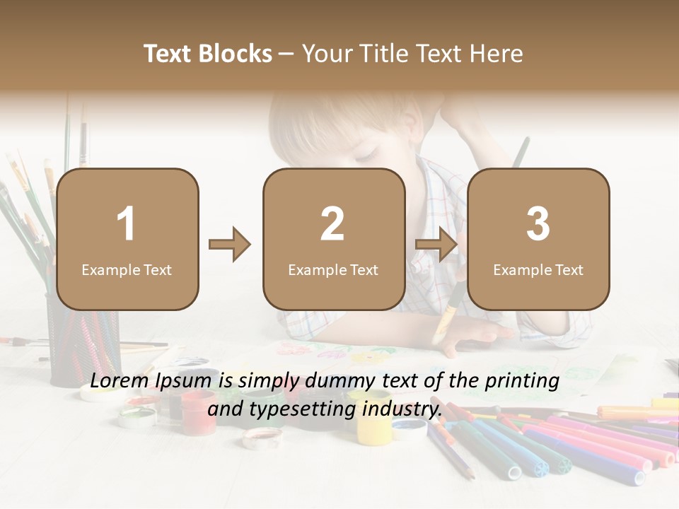 Leisure Create Preschooler PowerPoint Template