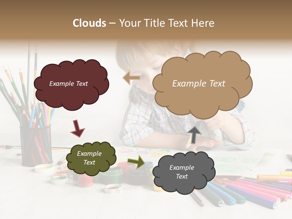 Leisure Create Preschooler PowerPoint Template